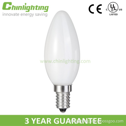 UL Standard Chandelier filament c35 led candle lighting 4w c35 led candle bulb e14